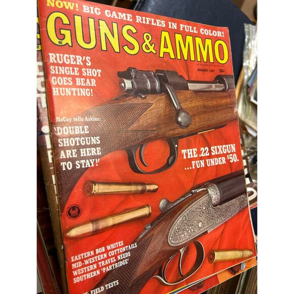 Vintage 1966-1971 Guns & Ammo magazine 66 issues rifles sporting pistols hunting - Picture 1 of 2